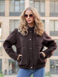 Полупальто бомбер (Шоколад, 42р.)