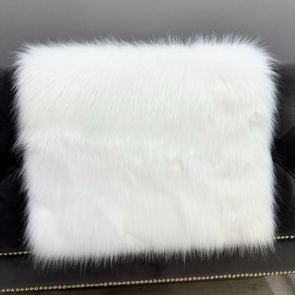 Мех искусственный Песец 4 см (пог.м) (Белый)