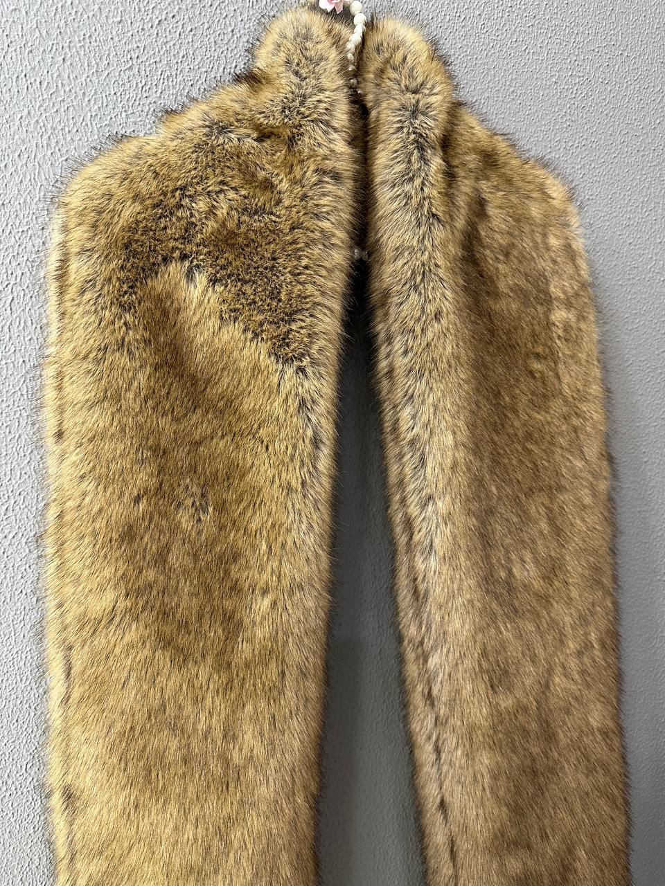 Меховой шарф из сибирской норки (Куница)