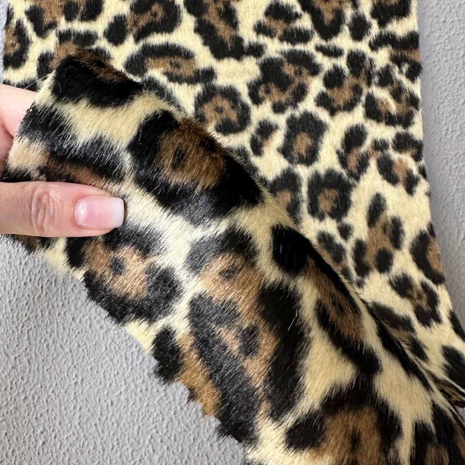 Мех искусственный Tissavel Ягуар, отрез (Ягуар, 50х147)