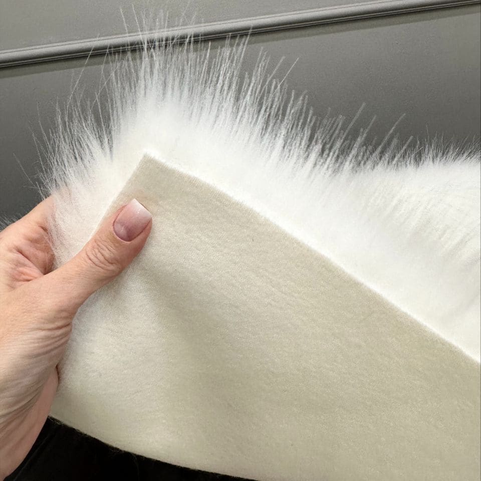 Мех искусственный Песец 4 см (пог.м) (Белый)