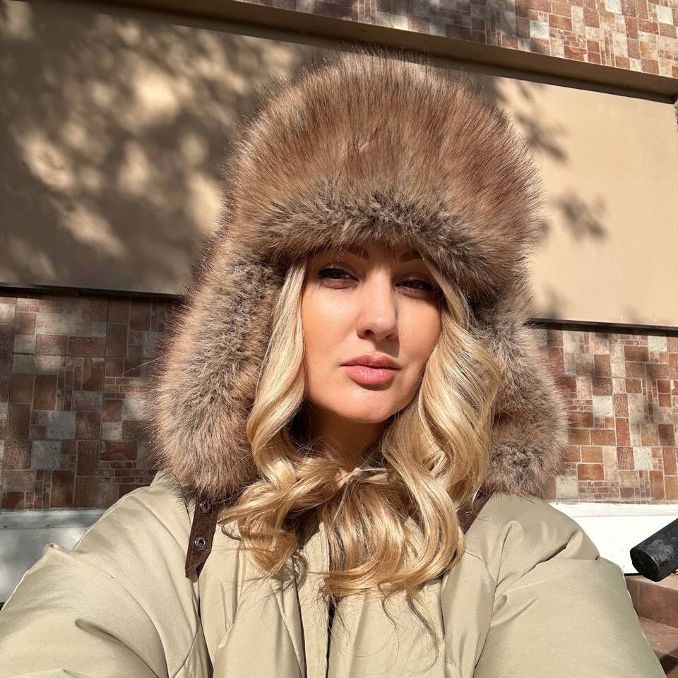 Шапка-ушанка из искусственного меха (Куница, 58-60)