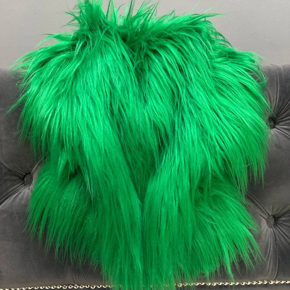 Мех искусственный Лама (пог.м) (Трава)