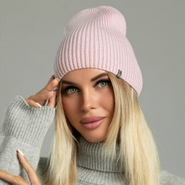 Шапочка из 100% итальянского кашемира (Розовая)