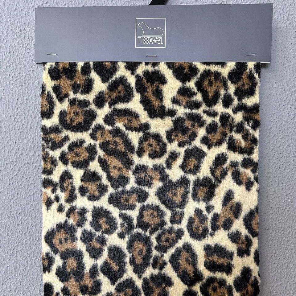 Мех искусственный Tissavel Ягуар, отрез (Ягуар, 50х147)