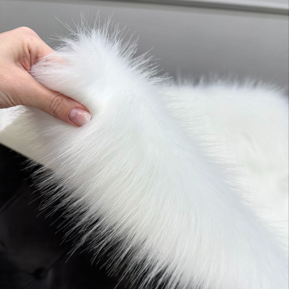 Мех искусственный Песец 4 см (пог.м) (Белый)